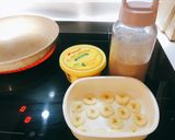 Hình bước làm 2 của món Pancakes bí đỏ