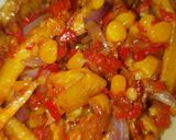 A picture of step 3 of Corn sauce and chips.