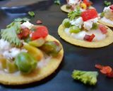 A picture of step 6 of Mini khakhra bites.