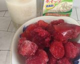 Foto del paso 1 de la receta: Mousse de fresas!!