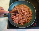 Φωτογραφία βήματος 5 της συνταγής Spaghetti με αρακά, χωριάτικο λουκάνικο και κρέμα γάλακτος