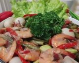Foto langkah ke 5 dari resep Tumis Tauco Udang.