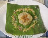 A picture of step 2 of Sooji Halwa.