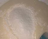 A picture of step 2 of Tres leches.