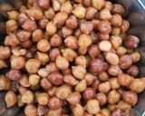 A picture of step 2 of Mushroom, Chickpeas Pilaf.