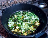Foto del paso 4 de la receta: Habas tiernas orgánicas con berenjenas, pimiento rojo al vapor