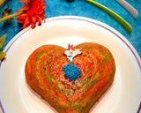 A picture of step 8 of Tricolour Marble Cake.