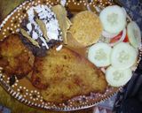 Foto del paso 6 de la receta: Milanesa de pollo con guarnición a la Mario, s