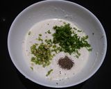 A picture of step 2 of Veg suji uttapam.