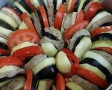 A picture of step 4 of Kofta and Vegetable Casserole.