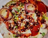 A picture of step 10 of Tawa pizza.