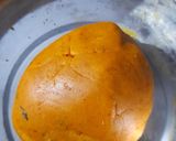A picture of step 3 of Rajasthani Shahi Gatta Pulao.