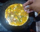 A picture of step 5 of Paneer Masala Omelette.