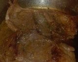 A picture of step 4 of Sticky steak.