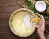 صورة لخطوة 2 من وصفة بسبوسة جوز الهند 🥥