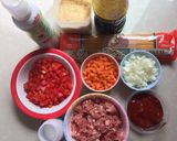 รูปขั้นตอนการทำที่ 1 ของ สปาเก็ตตี้ซอสมะเขือเทศหมูสับ