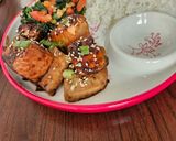 Foto langkah ke 2 dari resep Salmon teriyaki.