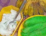 Foto langkah ke 3 dari resep Es pisang ijo tanpa kukus.