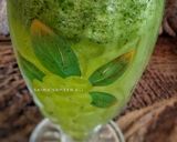 A picture of step 3 of Mint cucumber mojito.