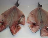 Foto del paso 1 de la receta Dorada al horno rellena de bacon y queso