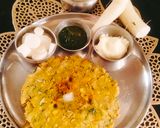 A picture of step 7 of Jowar methi thepla (Sindhi style jowar methi dhoda).