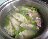 Hình bước làm 4 của món Canh mandu nấu laghim
