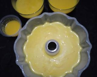 Puding Labu Tiga Lapis (labu, cendol/dawet, pandan) - Step 2