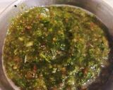 A picture of step 1 of Green chutney.