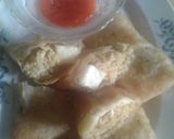 Foto langkah ke 8 dari resep Lumpia goreng isi mie goreng keju ala ala.