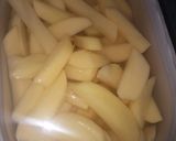 A picture of step 1 of Spicy fried potato sabzi.