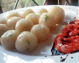 Foto langkah ke 6 dari resep Cilok Isi Keju Sosis.