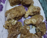 A picture of step 4 of KFC chicken #endofyearchallenge.