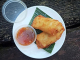 Lumpia Rebung Saus Gula Manis