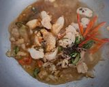 Foto langkah ke 6 dari resep Spageti Lada Hitam.