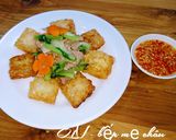 Hình bước làm 4 của món Bánh phở chiên phồng