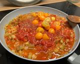 Foto del paso 4 de la receta: Shakshuka con berenjenas y feta (שקשוקה / شكشوكة)