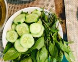 Hình bước làm 1 của món Chả cá lã vọng