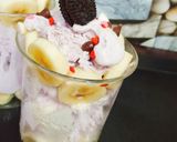 A picture of step 5 of 5 minutes blueberry and banana dessert.