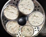 A picture of step 4 of Rava idly.