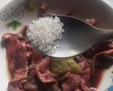 A picture of step 3 of Teppanyaki Beef, Stir Vegetables and Garlic Rice.