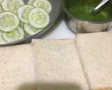 A picture of step 1 of Green Sandwich.