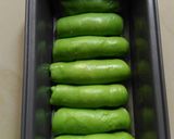 Foto langkah ke 2 dari resep Roti santan pandan+ keju 1x proofing.