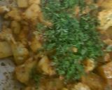 A picture of step 4 of Dhaba Style Potato Cauliflower.
