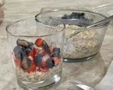 A picture of step 5 of Breakfast Parfait of Overnight Oats, Chia, and Fruit.