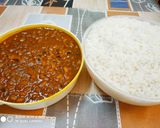 A picture of step 9 of White Lobia with Boiled Rice.