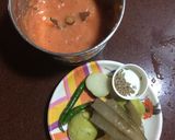 A picture of step 1 of Ghugni or Aloo Matar (no onion garlic).