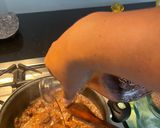 Foto del paso 2 de la receta: Espaguetis con carne al vino tinto y tomate