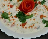 A picture of step 3 of Mixed Veg Raita.