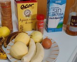 Foto del paso 1 de la receta: Puding manzana y plátano 🍌 🍎
