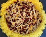 عکس مرحله 9 از دستور ته چین مرغ